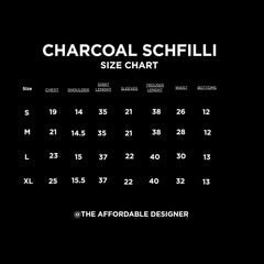 CHARCOAL SCHIFFLI