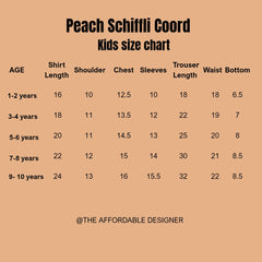 PEACH SCHIFFLI CO’ORD