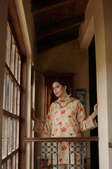 Pastel Floral Gharara Set