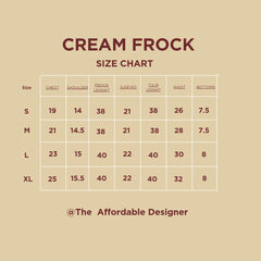 Cream frock