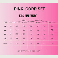 Kid Pink Co'ord