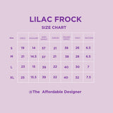 Lilac frock 3 piece Set