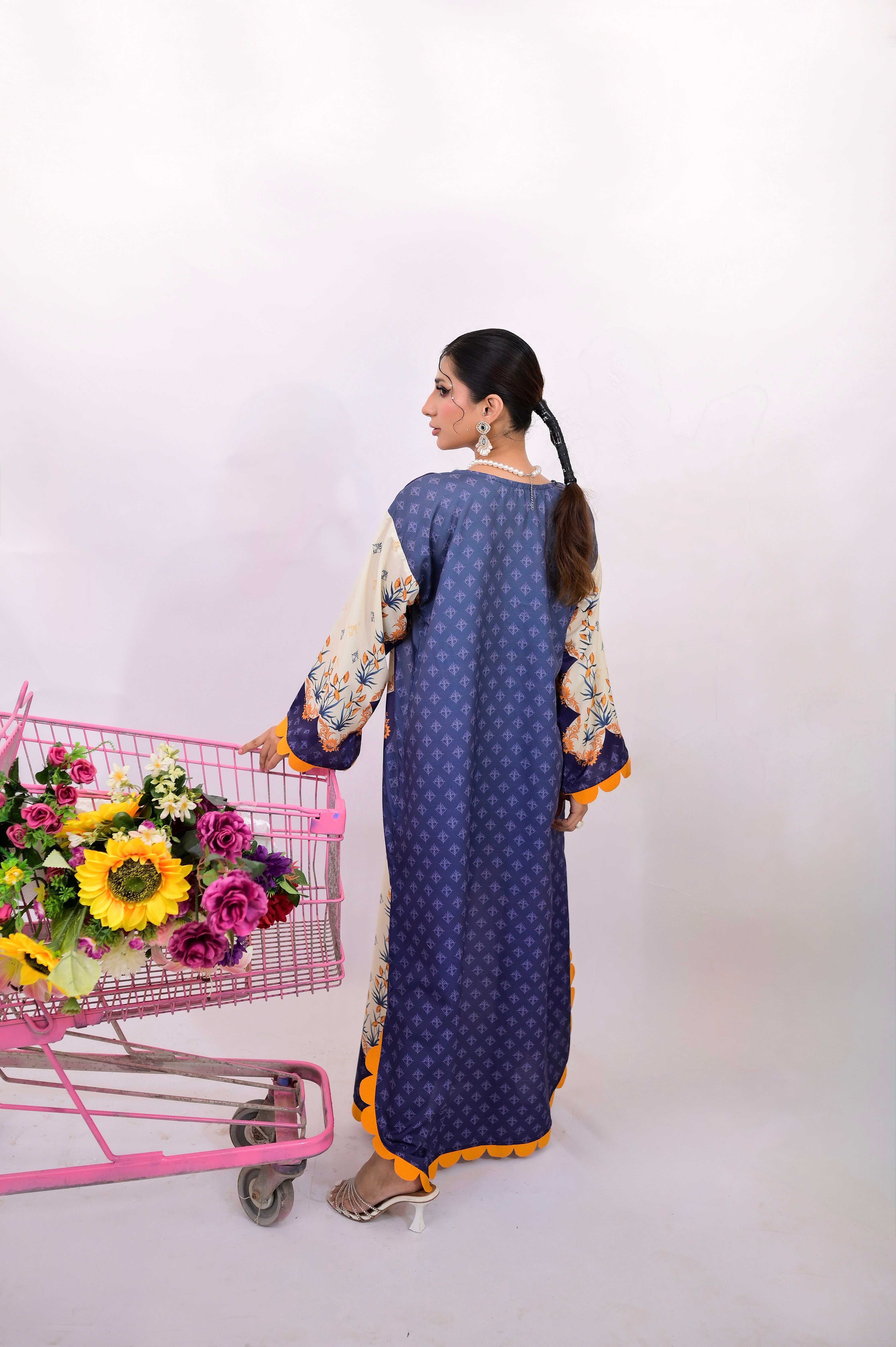 Scallop Flora Kaftan