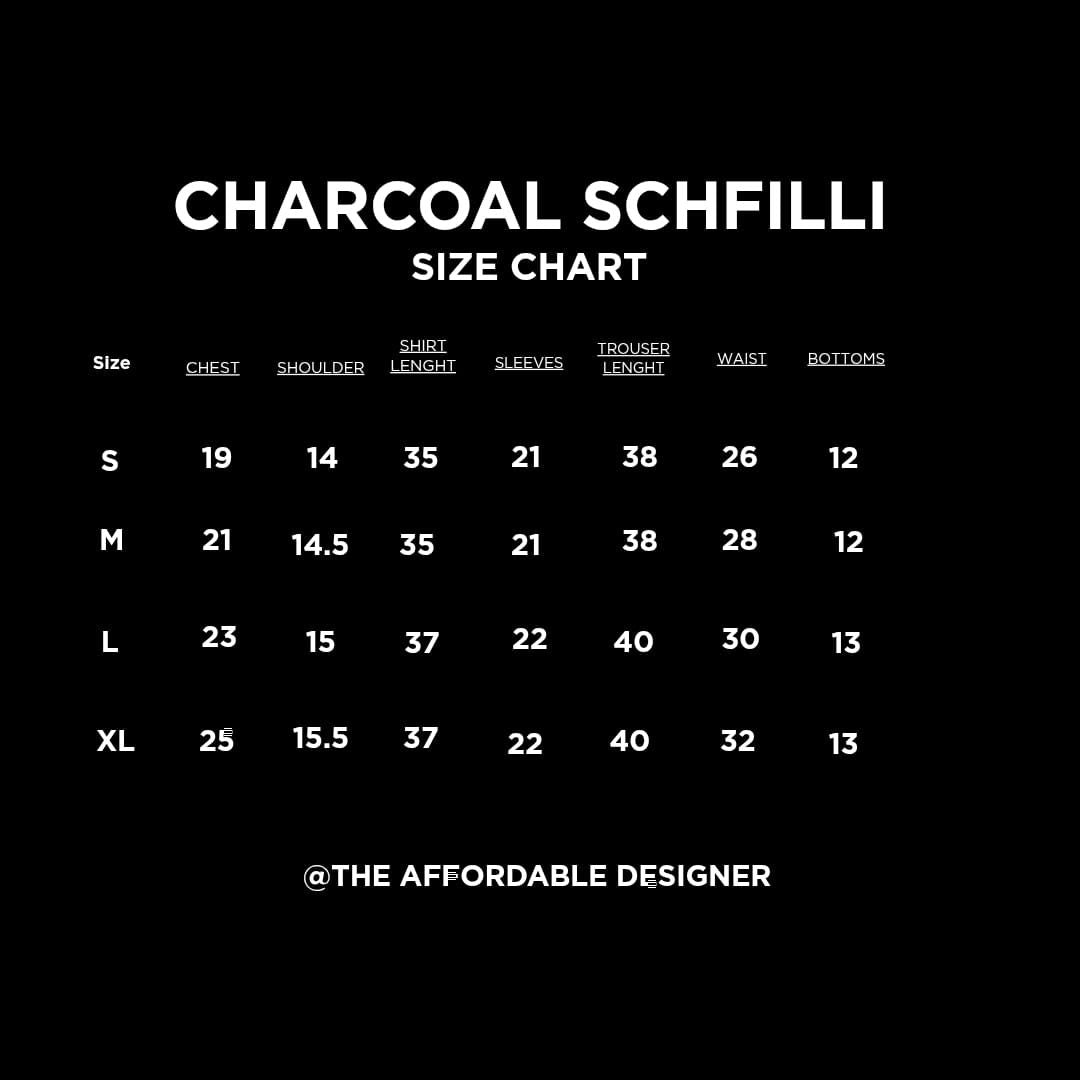 CHARCOAL SCHIFFLI