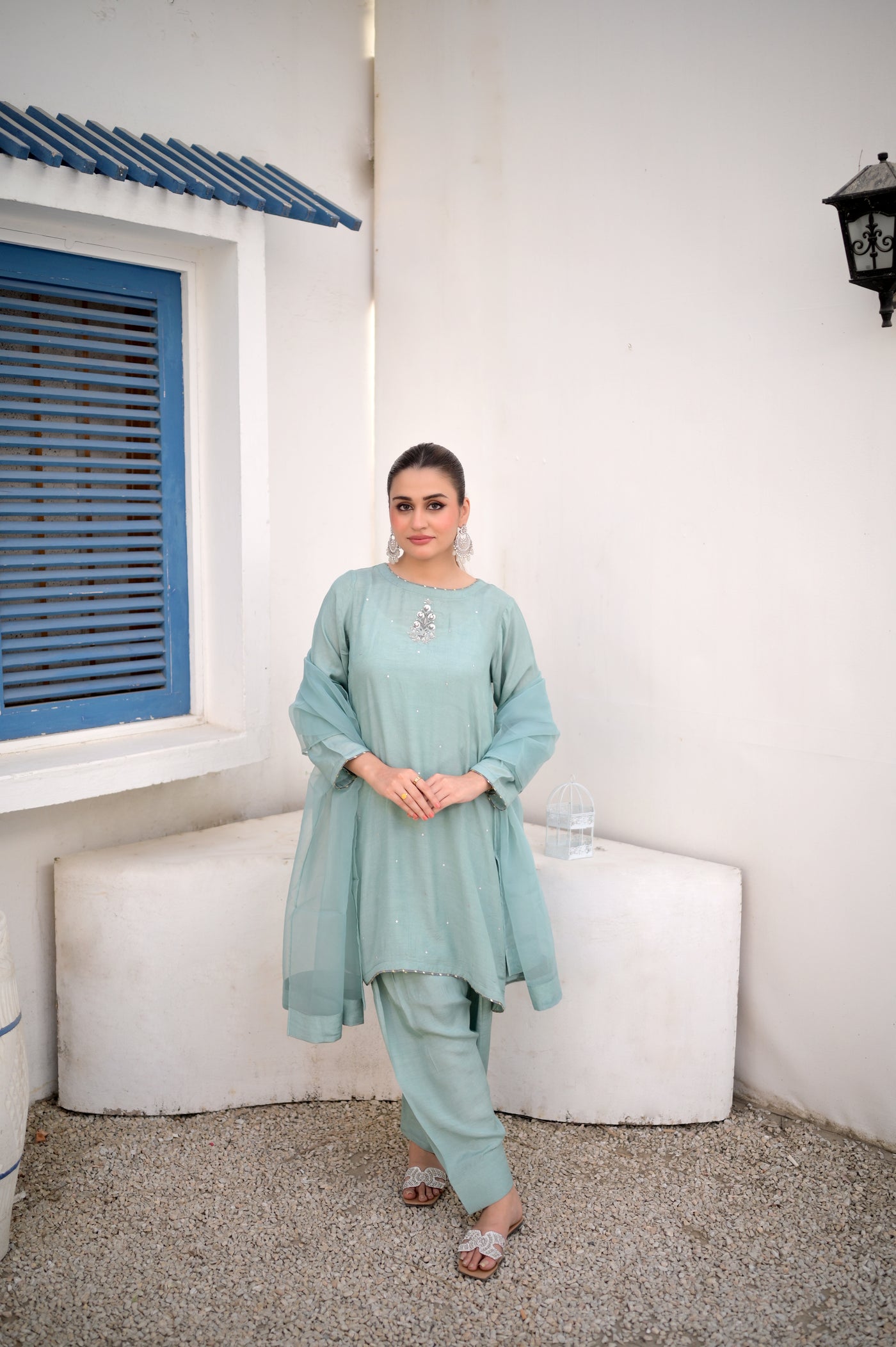 ICE BLUE FARSHI SET