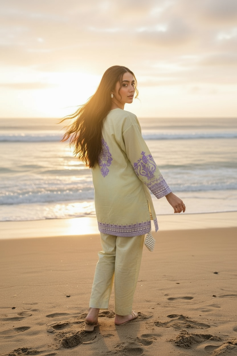 Butter Lilac Co’ord