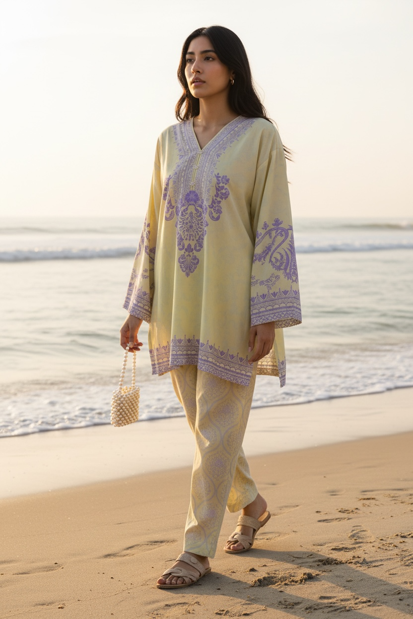 Butter Lilac Co’ord