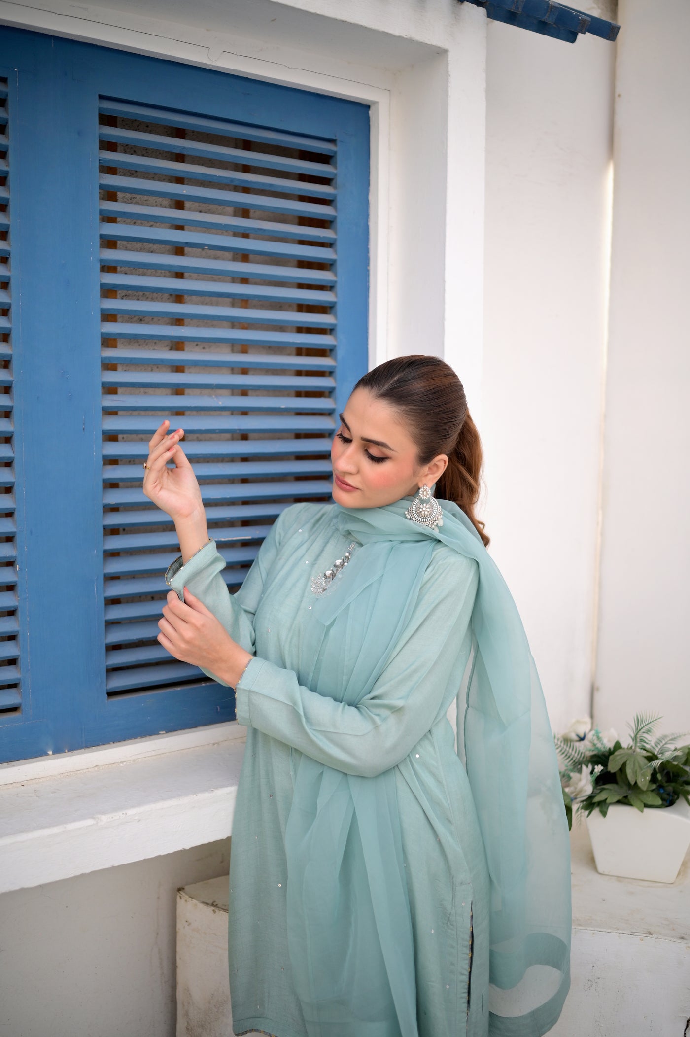 ICE BLUE FARSHI SET