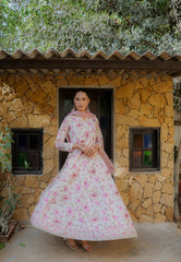 Cream blush frock