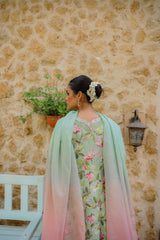 Jade Floral frock