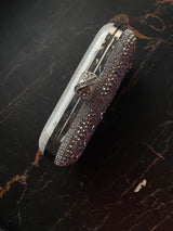 Crystal shine clutch