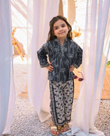 Kid navy blue co'ord