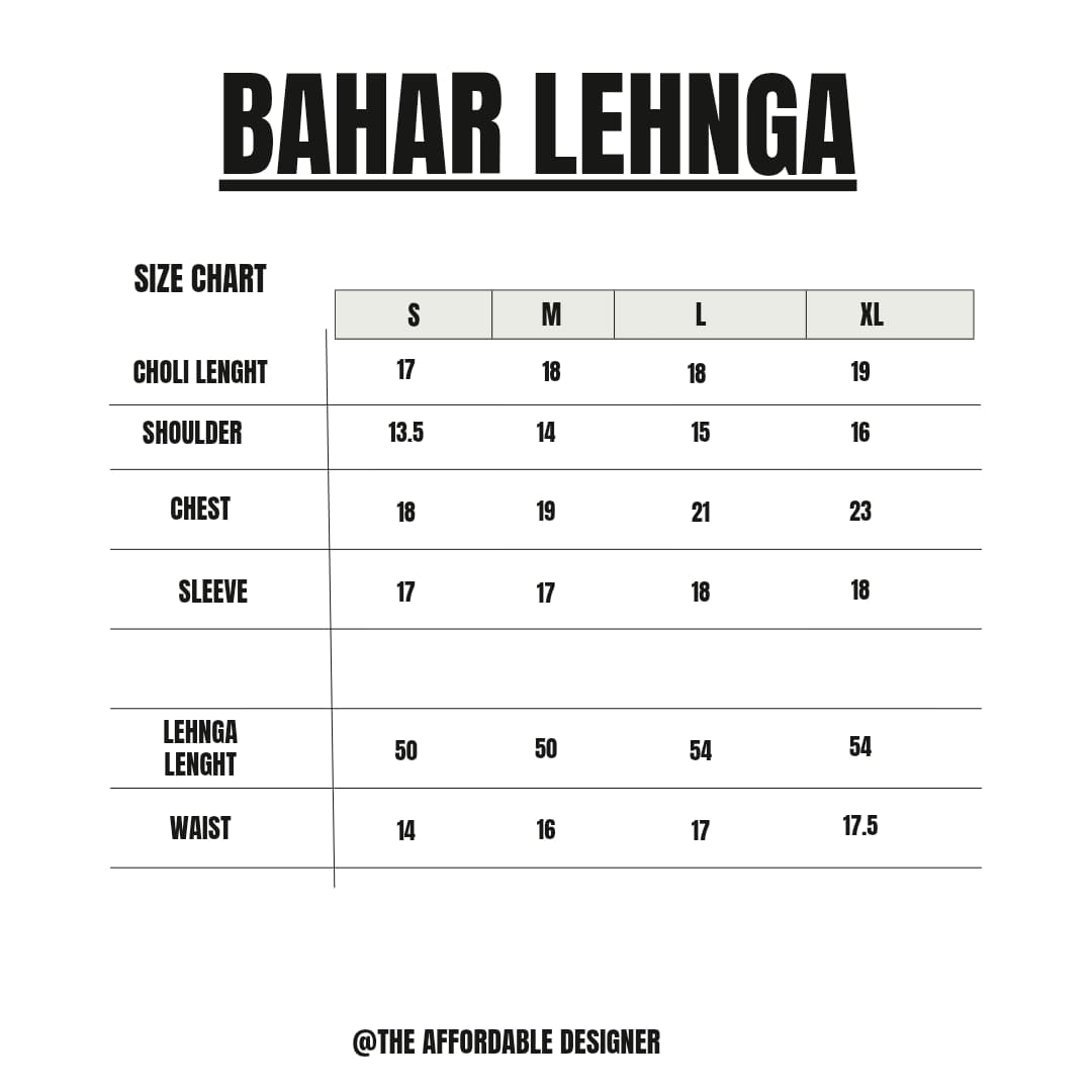 Bahar Multi lehenga