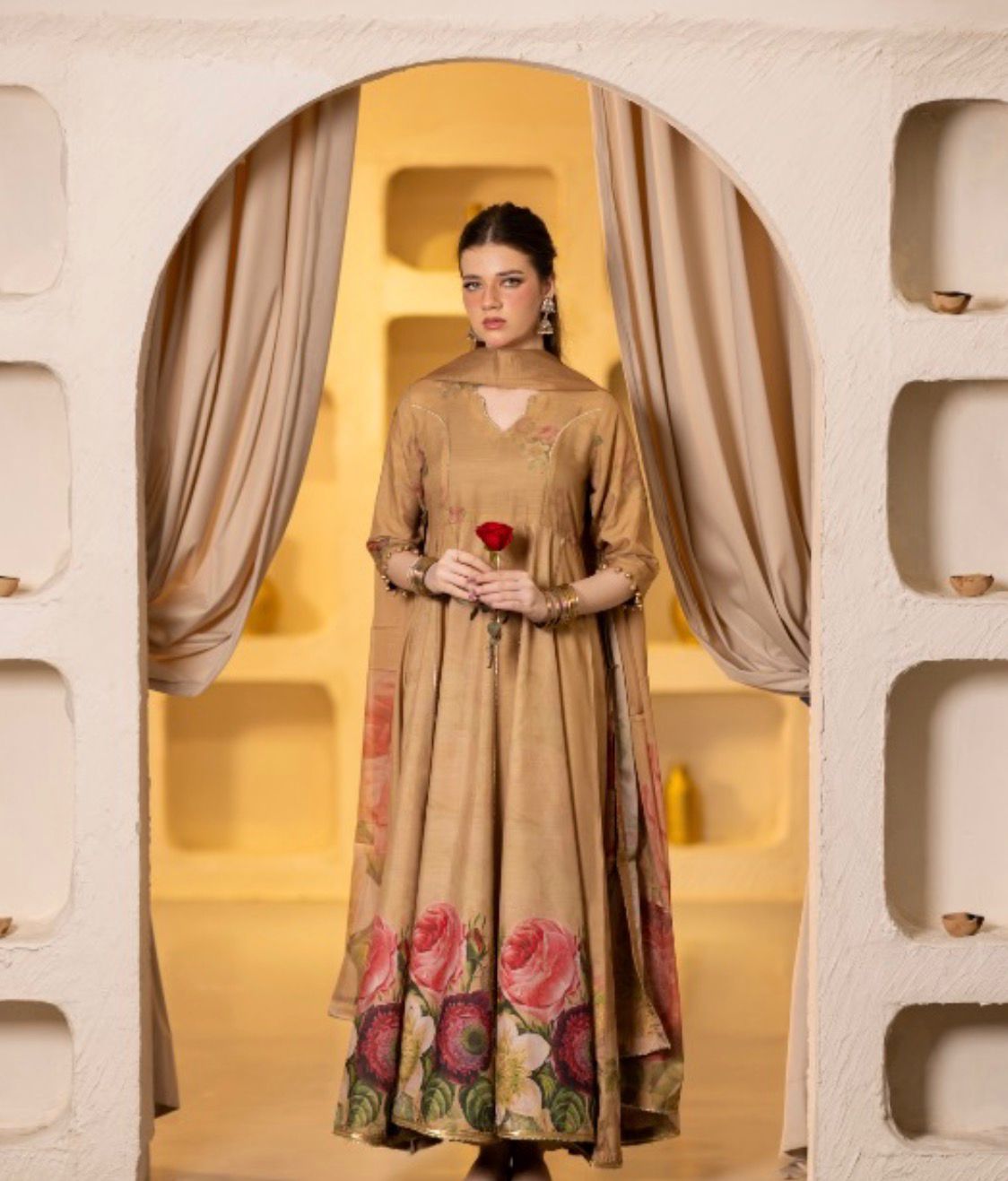 Gold Frock (Delivery After Eid)