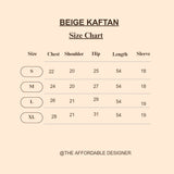 Beige Kaftaan