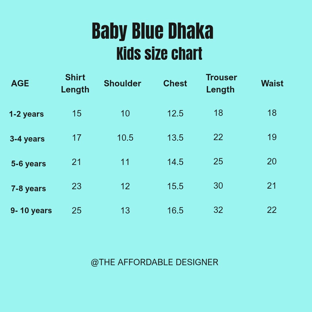 Blue dhaka