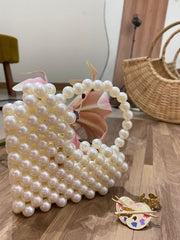 Heart Pearl bag