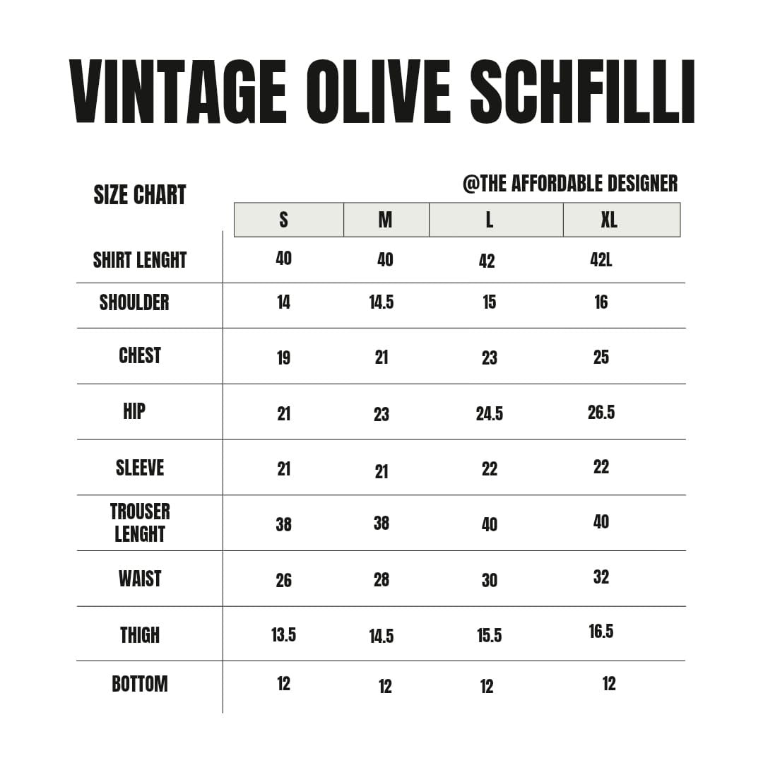 Vintage Olive Schfilli