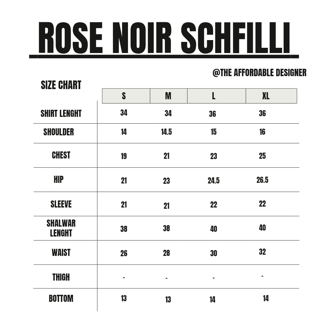 Rose Noir Schiffli