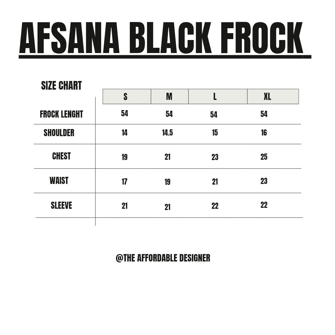 Afsana Frock (Delivery After Eid)