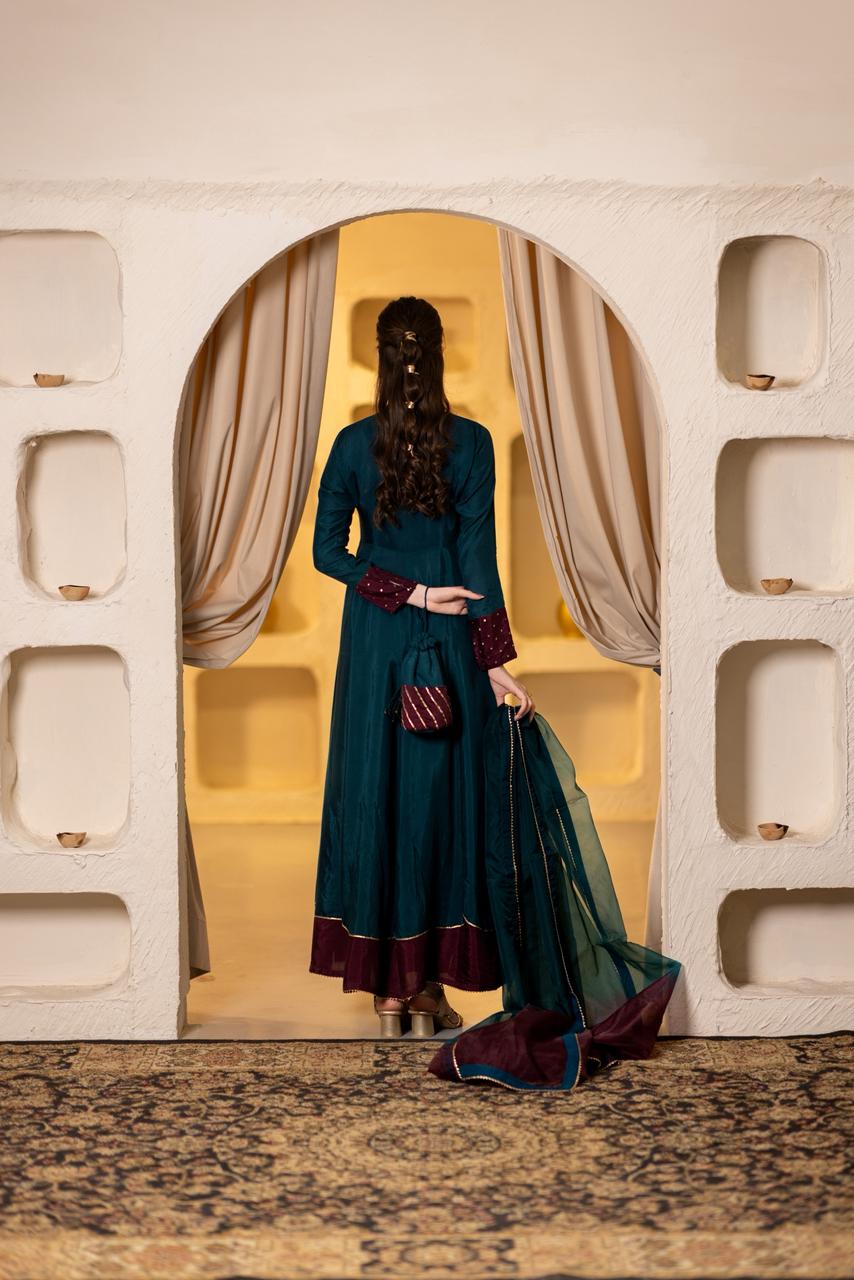 Teal Frock (Delivery After Eid)