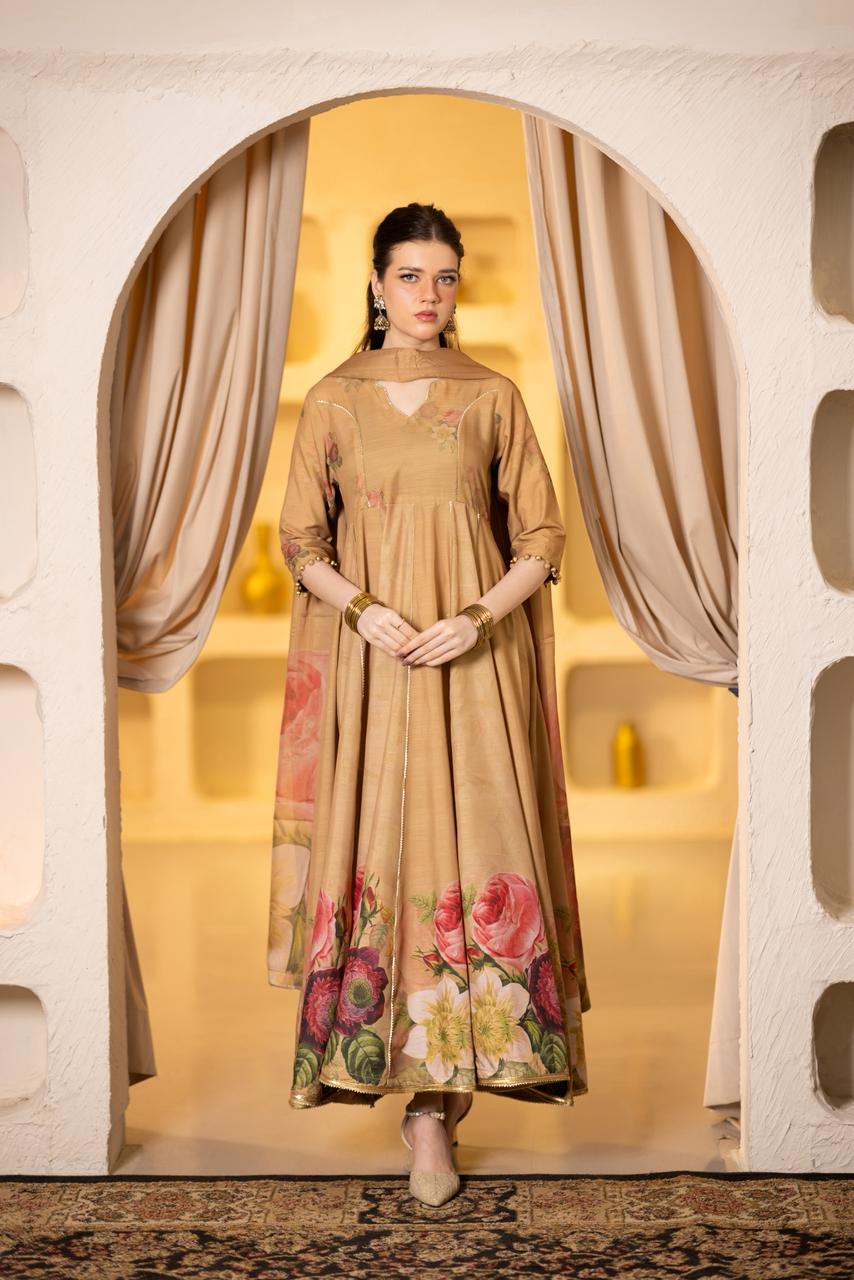 Gold Frock (Delivery After Eid)