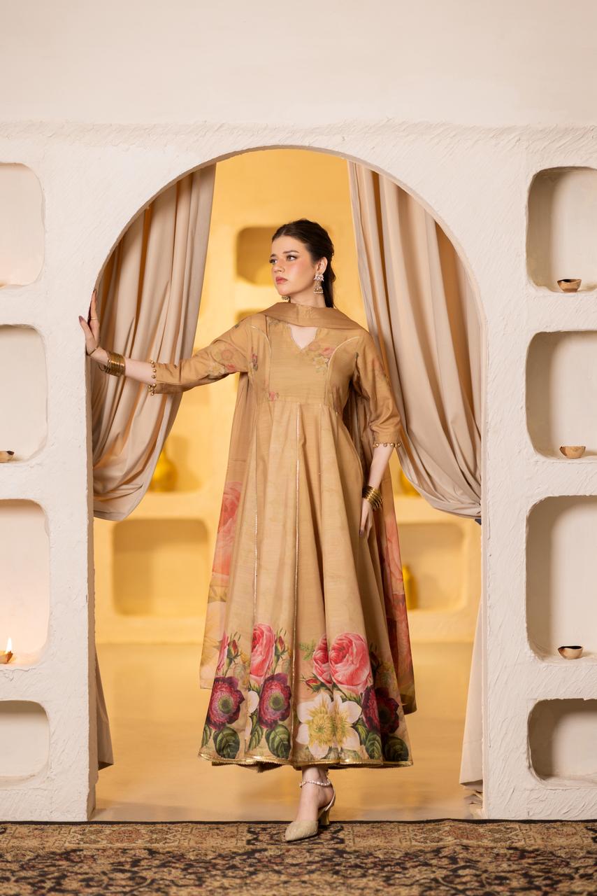 Gold Frock (Delivery After Eid)