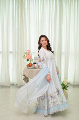 BLUE GARDEN FROCK