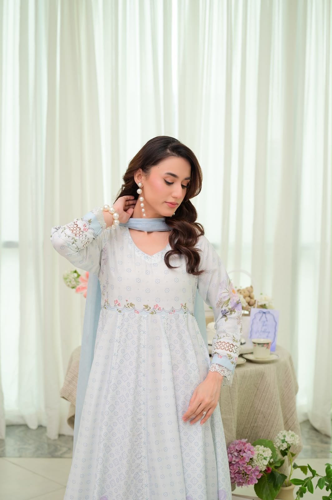 BLUE GARDEN FROCK