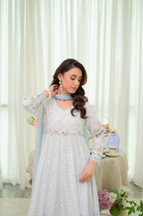 BLUE GARDEN FROCK