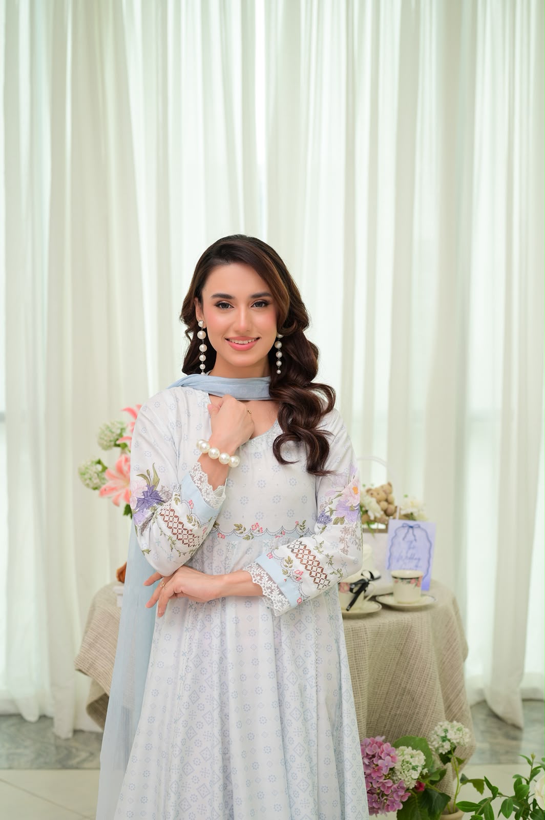 BLUE GARDEN FROCK