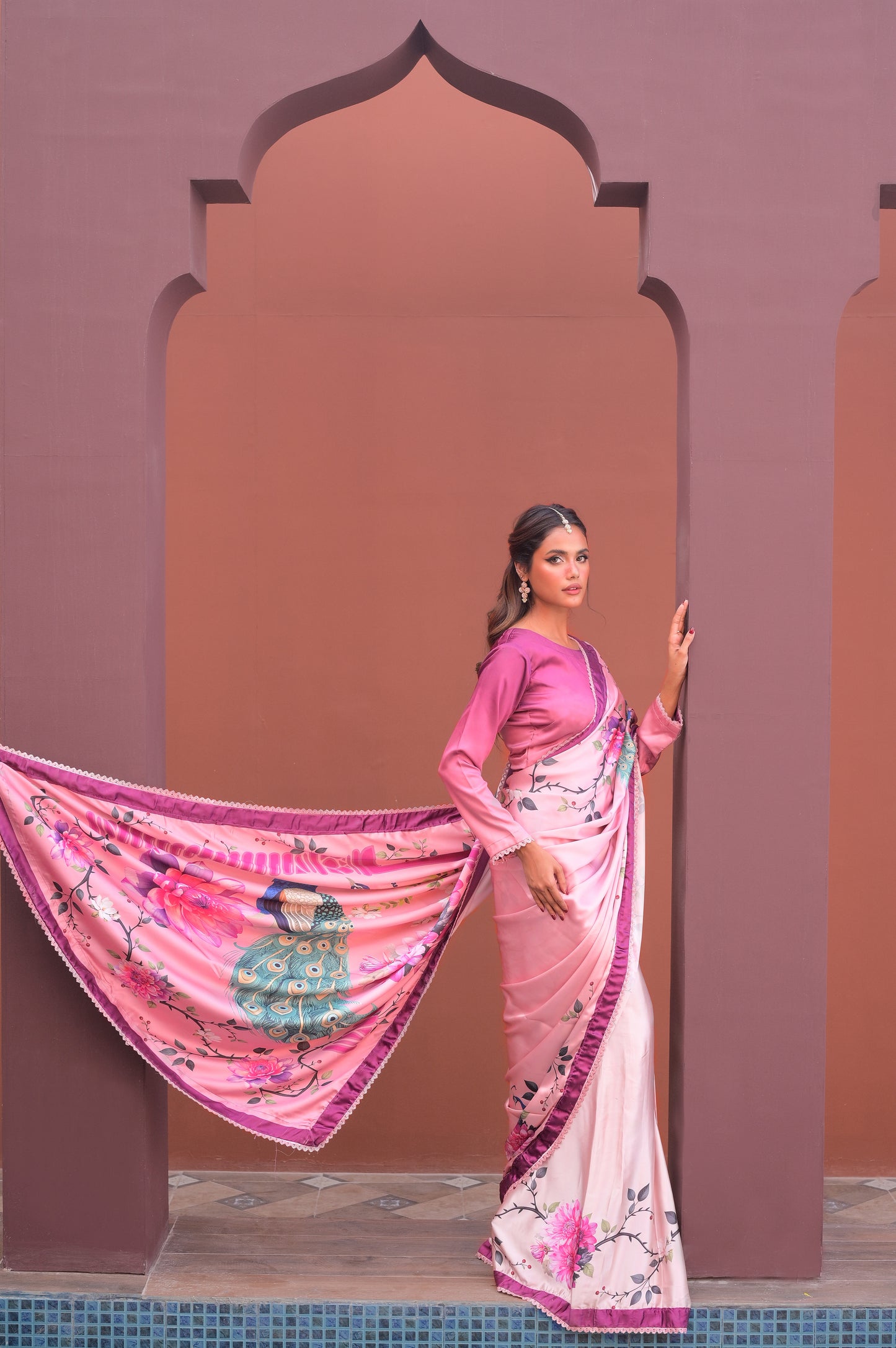 Mor Mahal Saree