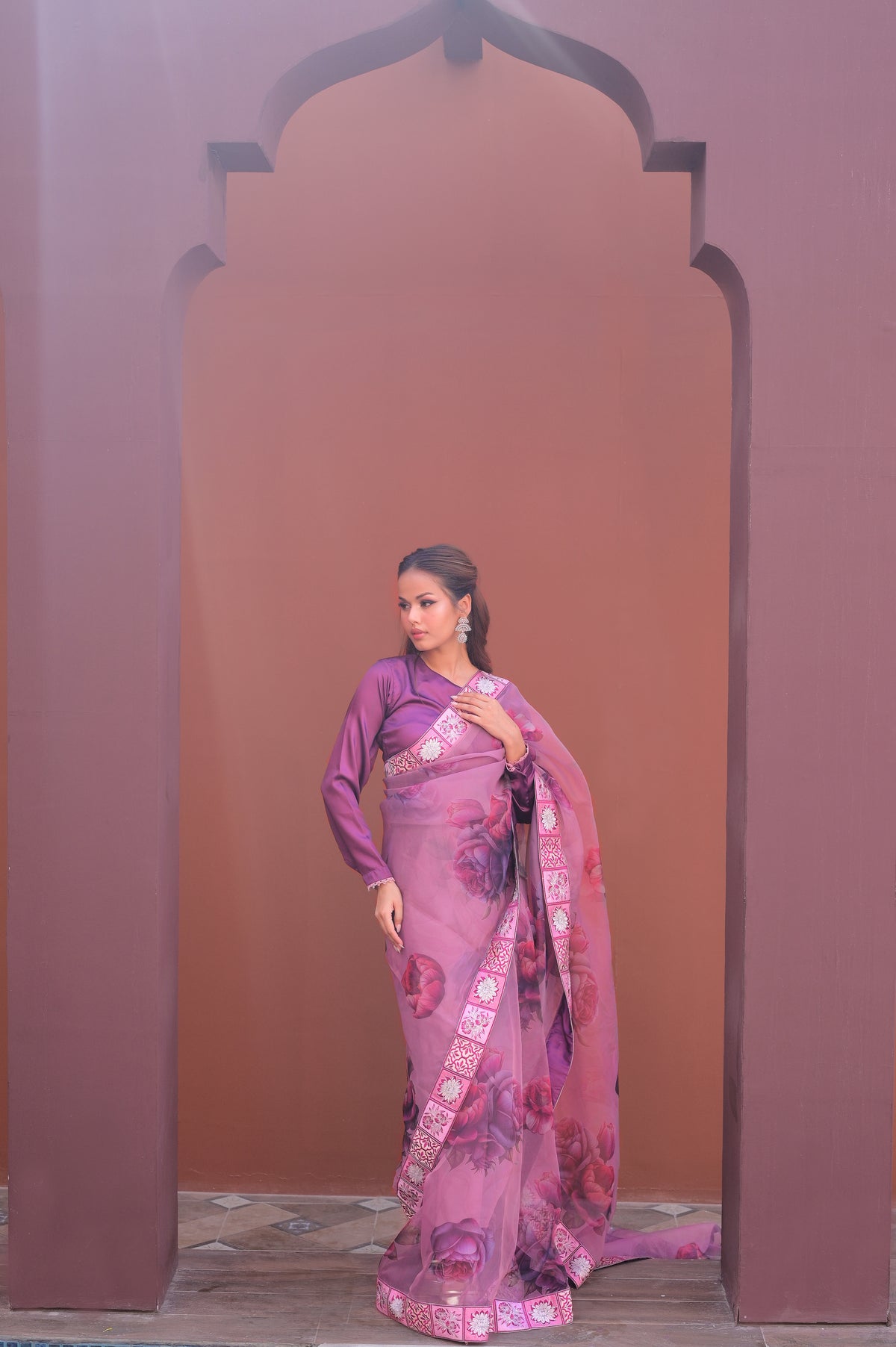 Gule Ranke Gule Rana Saree – TAD - The Affordable Designer