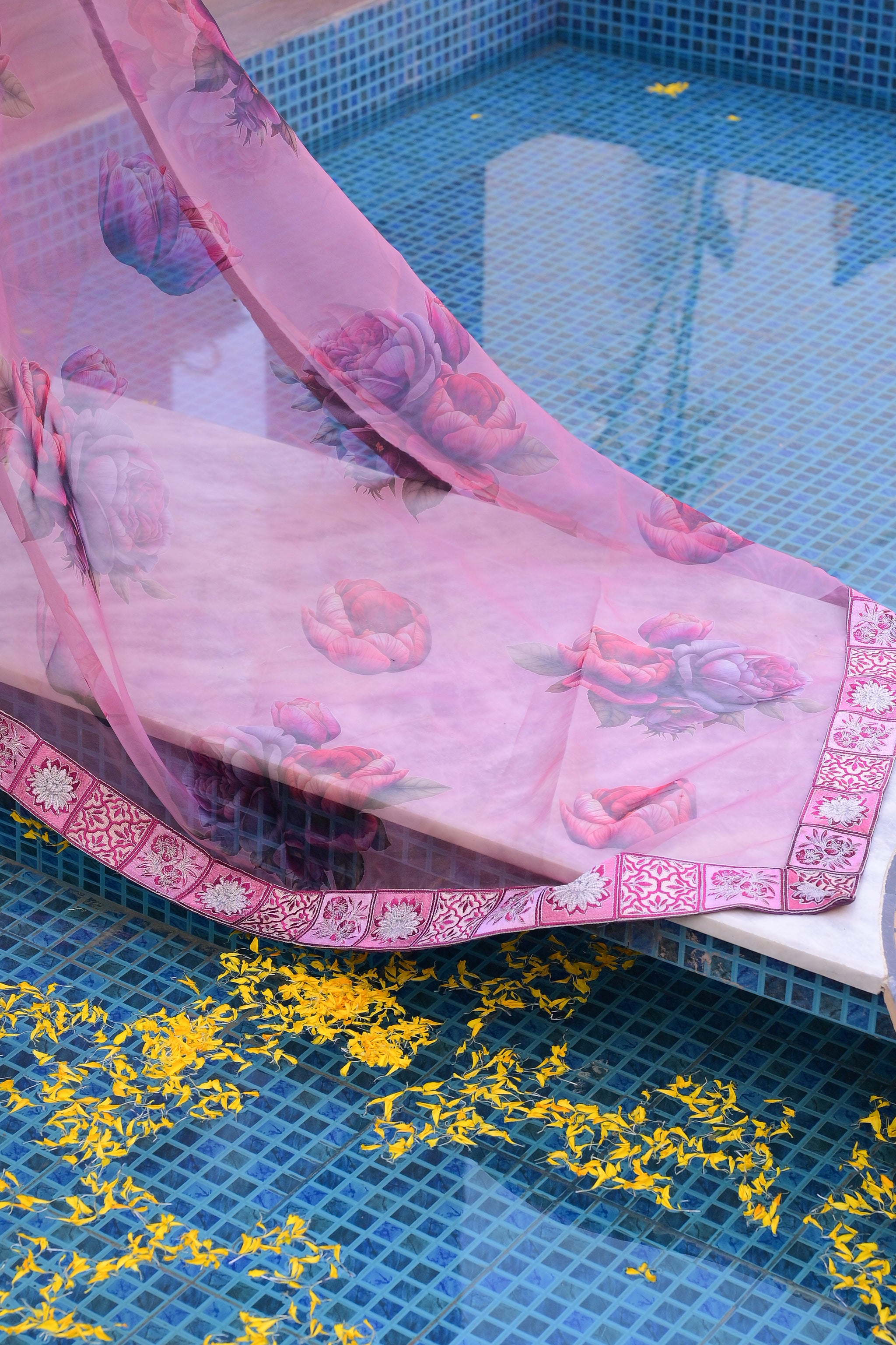 Gule Ranke Gule Rana Saree – TAD - The Affordable Designer