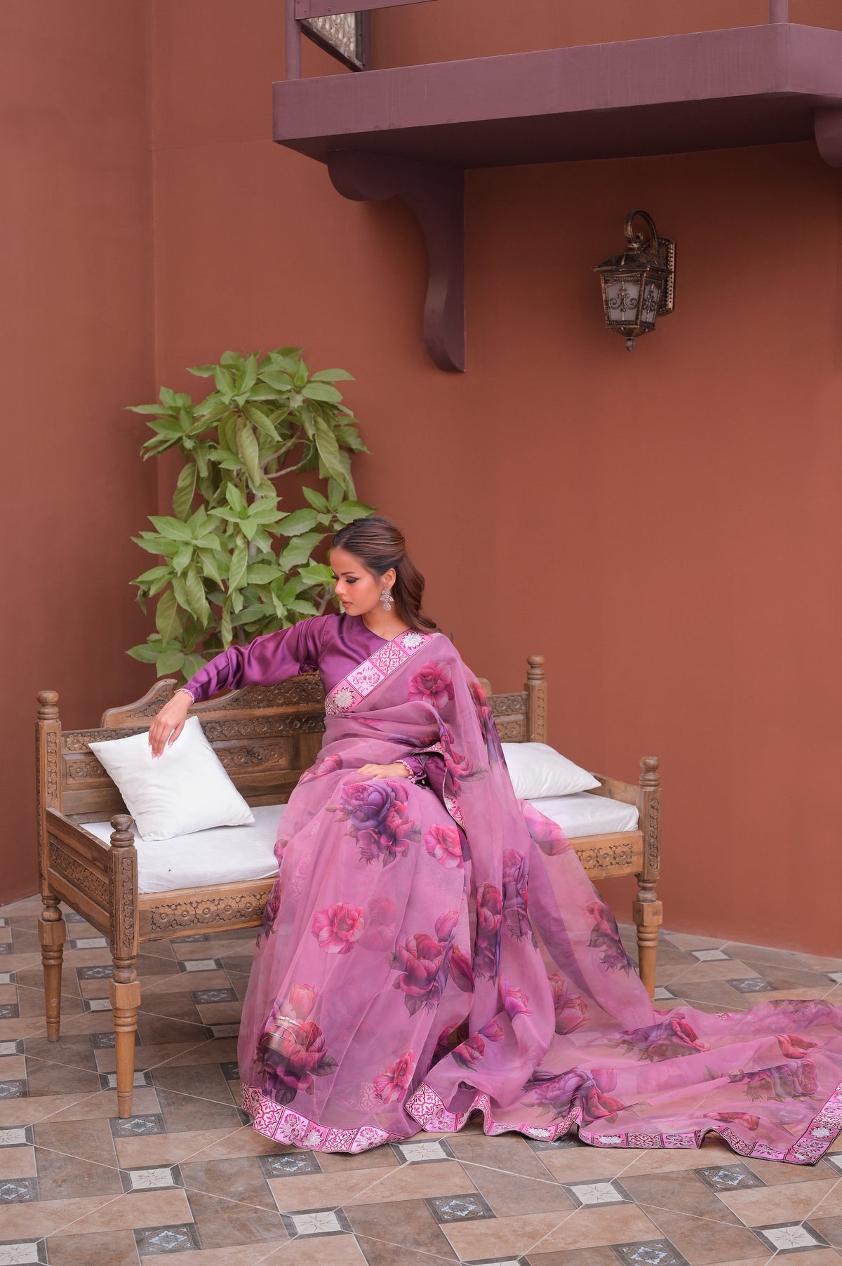 Gule Ranke Gule Rana Saree – TAD - The Affordable Designer