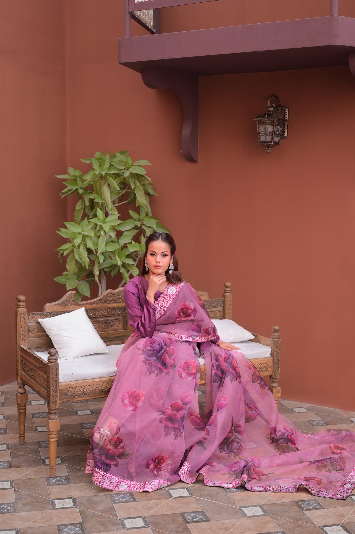 Gule Ranke Gule Rana Saree – TAD - The Affordable Designer