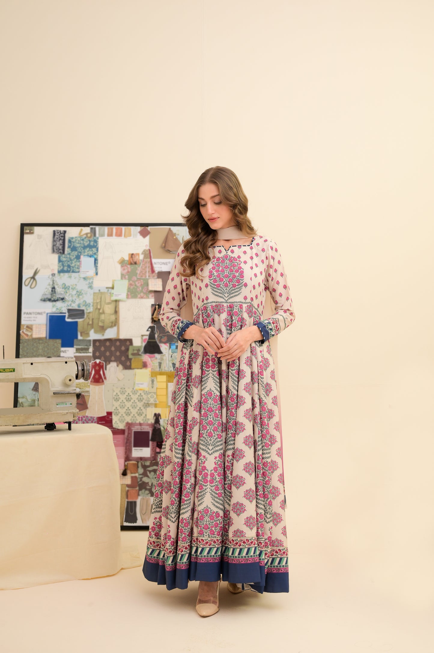 Cream Blossom Frock