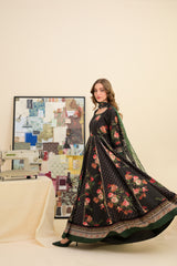 Black Chunri Frock