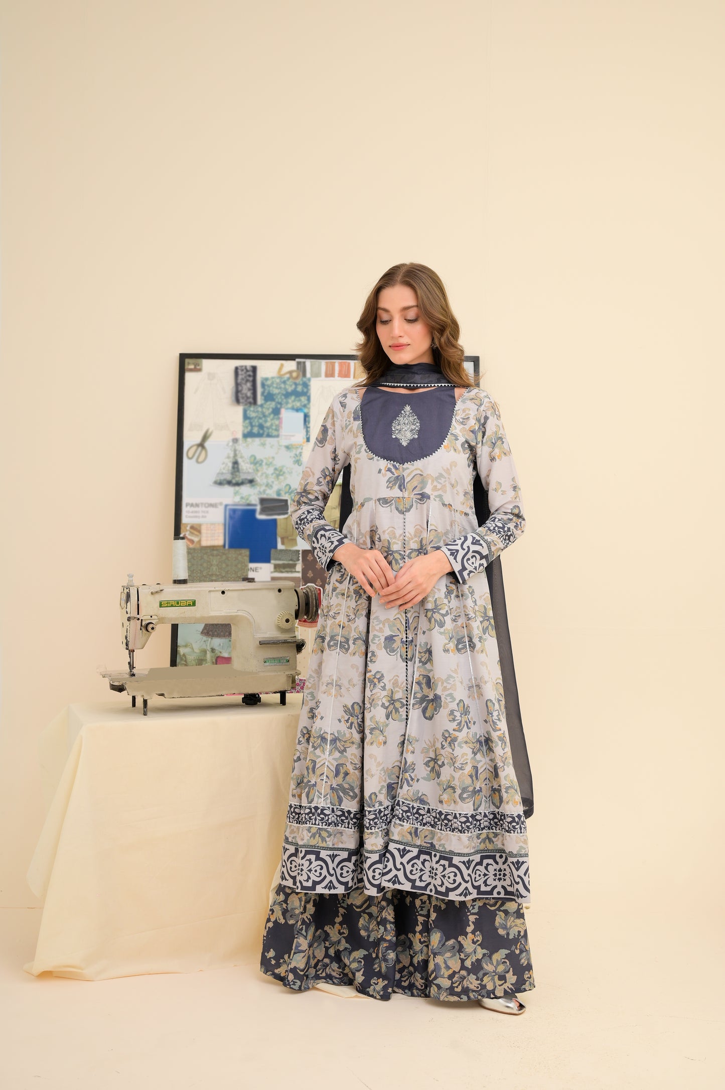 Sky Bloom Frock