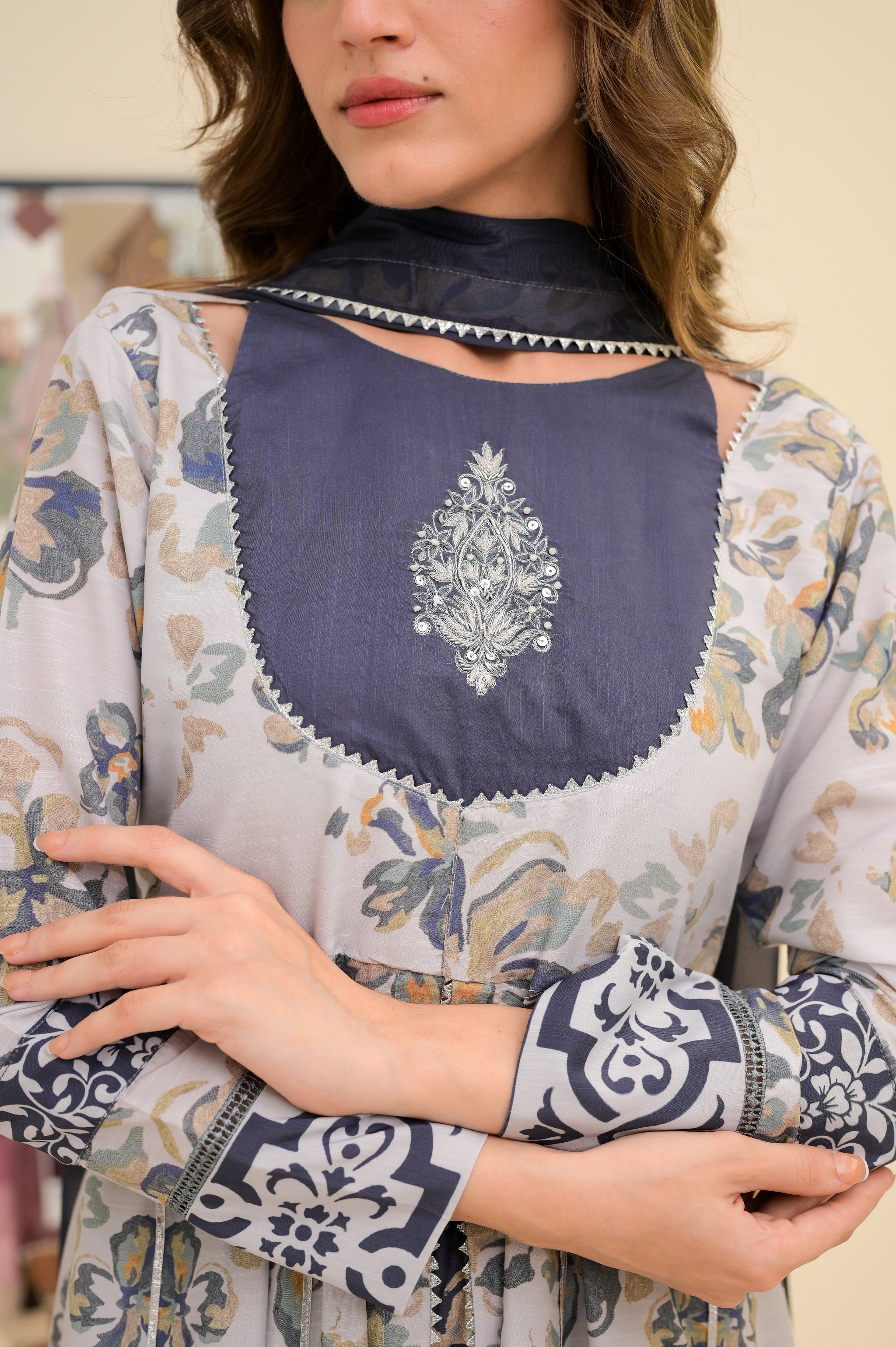 Sky Bloom Frock