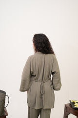 Olive Solid Co-Ord Set