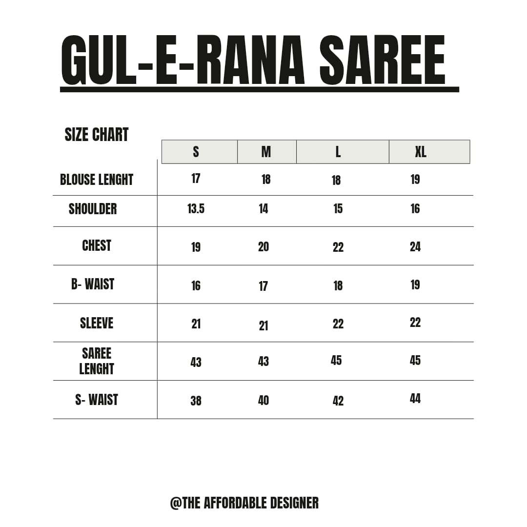Gule Rana Saree